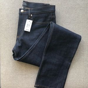 NEW A.P.C. Raw denim pants Standard Fit APC